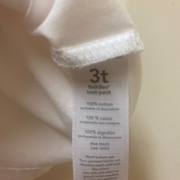 Carter’s-White dress-3T - Picture 4 of 4